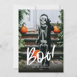 Snyggt Boo Halloween Julkort