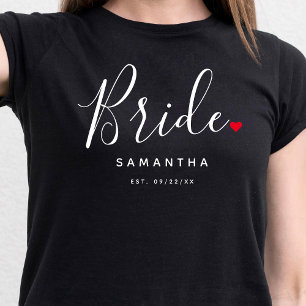 Snyggt Bride Bröllop T Shirt