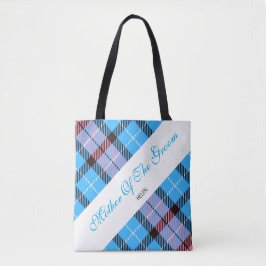 Snyggt Bride Rosa Blue Anpassningsbar Mor i Groom Tygkasse