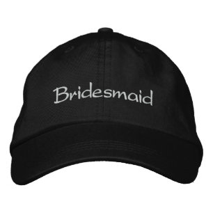 Snyggt Bridesmaid Embroiderade Cap Broderad Keps