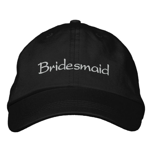 Snyggt Bridesmaid Embroiderade Cap Broderad Keps (Framsida)
