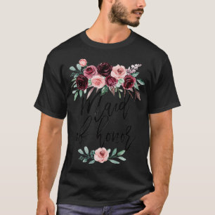 Snyggt bröllopsgåva för brudtärna på möhippa t shirt