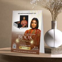 Snyggt Brown & Guld Author Bok Launch Release