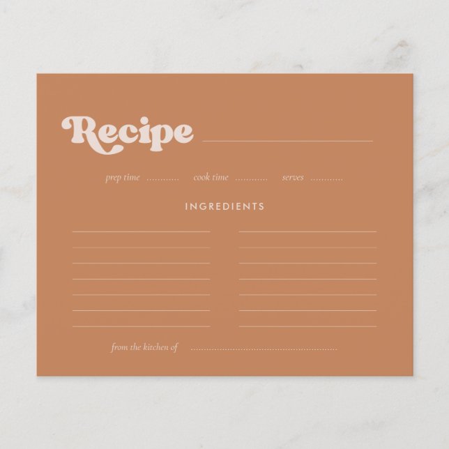 Snyggt Brun Möhippa-recept (Framsida)