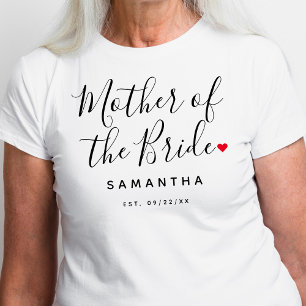 Snyggt Budens mamma Bröllop T Shirt