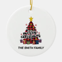 Snyggt Buffalo Red Pput Julgran & Getter