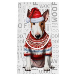 Snyggt Bull Terrier Hund Woof Ord Art-jul