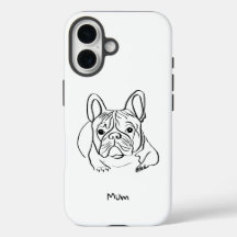 Snyggt Bulldog Minimalist Mobil Sleeve