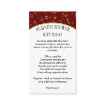 Snyggt Burgundy Business SHOWER