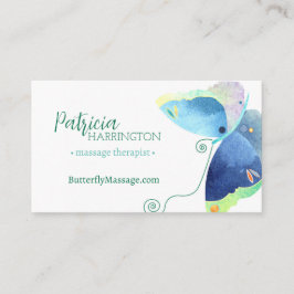 Snyggt Butterfly Massage Therapist Visitkort