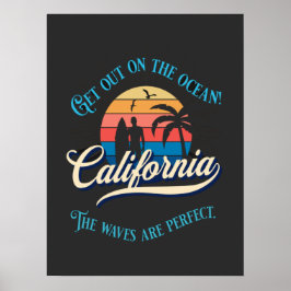 Snyggt California Summer Spot Poster