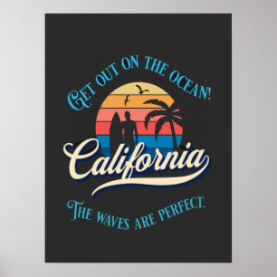 Snyggt California Summer Spot Poster