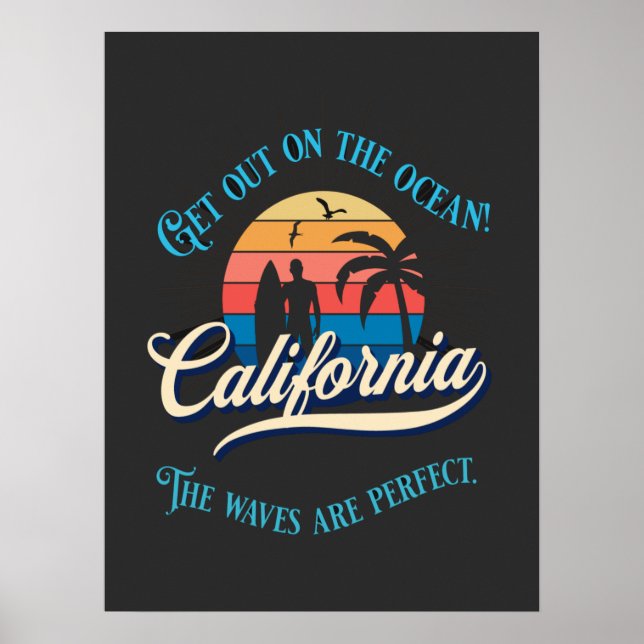 Snyggt California Summer Spot Poster (Framsidan)
