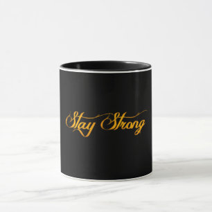Snyggt Calligraphy Keep Strong Mugg