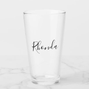 Snyggt Calligraphy Modern Glaskopp