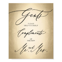 Snyggt Calligraphy Script Gents Cigar Pub-tecken