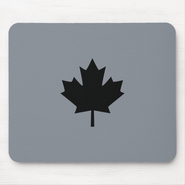 Snyggt Canadian Black Maple Löv Musmatta (Framsidan)