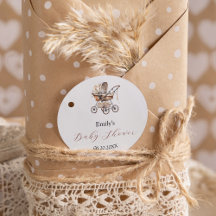 Snyggt Carriage Flowers Soft Pastel Baby Shower