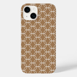 Snyggt Chic Geometric Mönster Beige