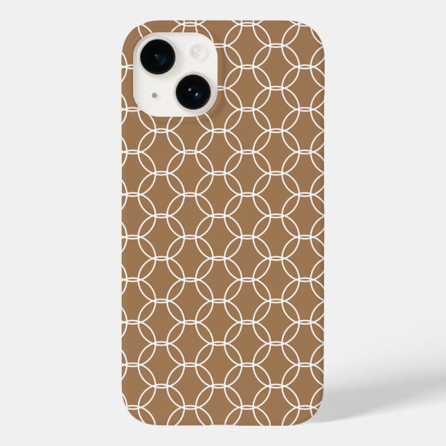 Snyggt Chic Geometric Mönster Beige (Baksida)