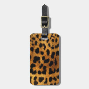 snyggt chic safari djuravtryck leopard bagagebricka