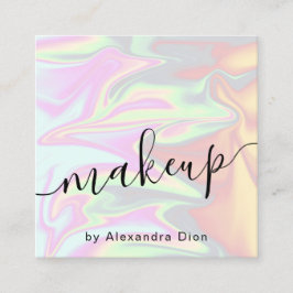 Snyggt - chick av modern elegant fyrkantigt visitkort