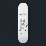 Snyggt Chihuahua: Personlig Line Art Decor Mini Skateboard Bräda 18,5 Cm<br><div class="desc">Konst teckning av en Chihuahua,  perfekt för personlig. Anpassa den med texten för en unik beröring.</div>