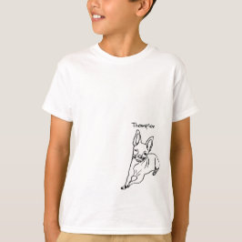 Snyggt Chihuahua: Personlig Line Art Decor T Shirt