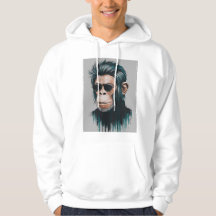Snyggt Chimp - Streetwear White