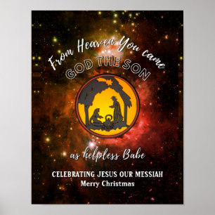 Snyggt Christian Ntivity HELPLESS BABE Jul Poster