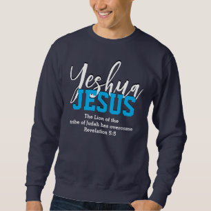 Snyggt Christian YESHUA JESUS Lång Ärmad Tröja