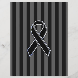 Snyggt Chrome Black Ribbon Awareness Reklamblad