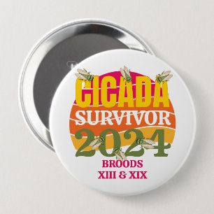 Snyggt CICADA SURVIVOR 2024 Broods XIII XIX Knapp
