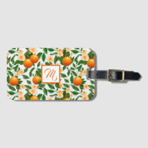 Snyggt Citrus Blommar Monogrammed