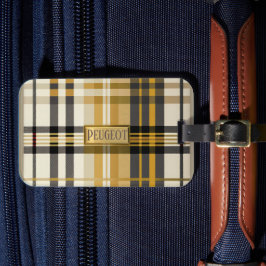 Snyggt Classic Play Tan Guld och Taupe Bagagebricka