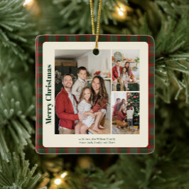 Snyggt Classy Play 3 foton jul Julgransprydnad Keramik