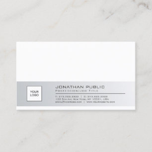 Snyggt Clean Company Plain with Logotyp Profession Visitkort