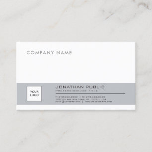 Snyggt Clean Company platt med din egen Logotyp Visitkort