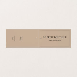 Snyggt Clothing Boutique Hanging Pris Märkre Visitkort