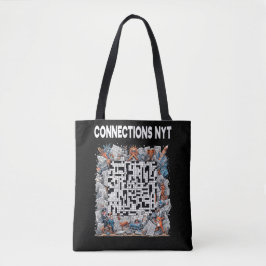 Snyggt Connections NYT Design Black Tygkasse