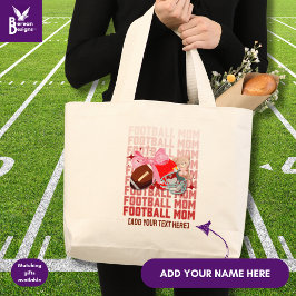 Snyggt Coquette FOOTBALL MAMMA Jumbo Tygkasse