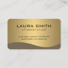 Snyggt Corporate/Guld Metallic Visitkort