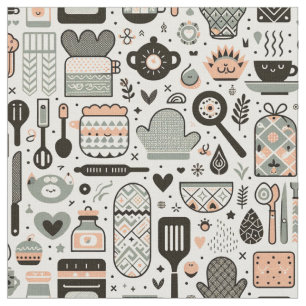 Snyggt Crawing Fabric - Modern kulturdesign Tyg