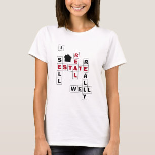 Snyggt Crossword I SELL REAL GODS T Shirt