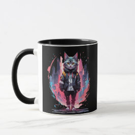 Snyggt Cute Cat Design Mugg