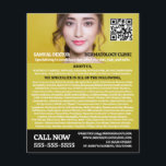 Snyggt Dermatolog, Dermatologi Clinic, QR- kod Flygblad<br><div class="desc">Snyggt Dermatolog,  Dermatologi Clinic,  QR Code Advertising Flyers by the Affärskort Store.</div>