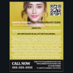 Snyggt Dermatolog, Dermatologi Clinic, QR- kod Reklamblad<br><div class="desc">Snyggt Dermatolog,  Dermatologi Clinic,  QR Code Advertising Flyers by the Affärskort Store.</div>
