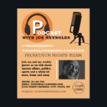 Snyggt Design, Podcaster, Podcast Advertising Flygblad<br><div class="desc">Snyggt Design,  Podcaster,  Podcast Advertising Flyer från Affärskortet Store.</div>