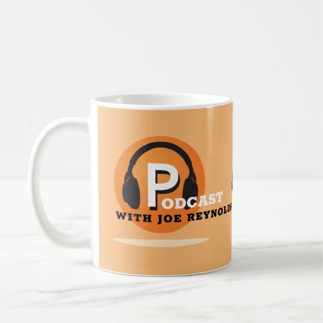 Snyggt Design, Podcaster, Podcast Advertising Kaffemugg (Vänster)