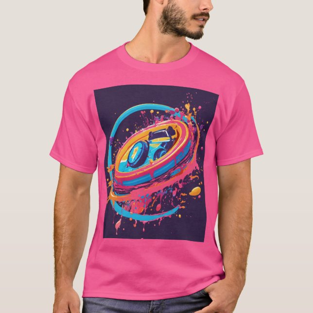 Snyggt designad Tshirt T Shirt (Framsida)